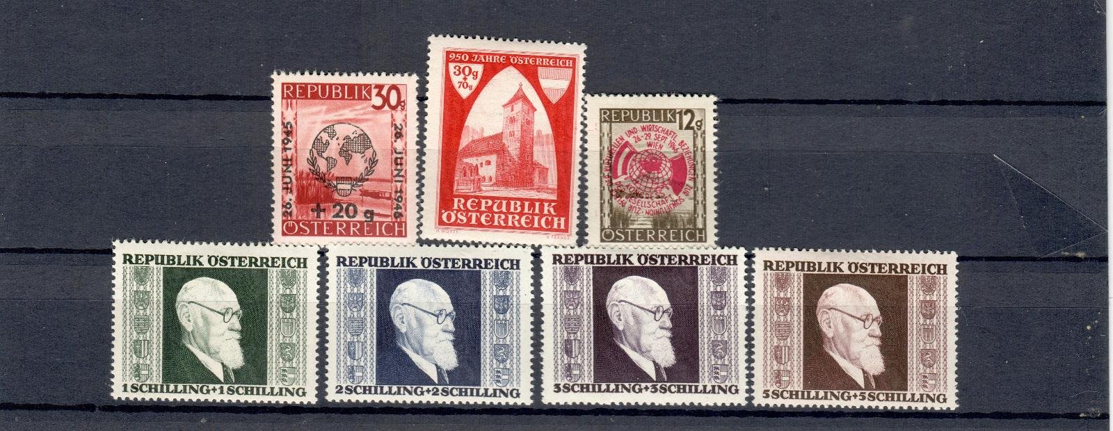 Rakousko 1946, * sestava pro doplnění